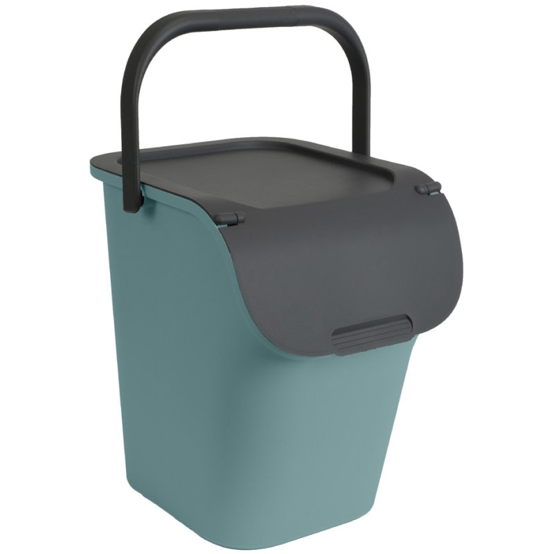 EDA bac de rangement TriHome, 40 litres, gris ciment/anthracite